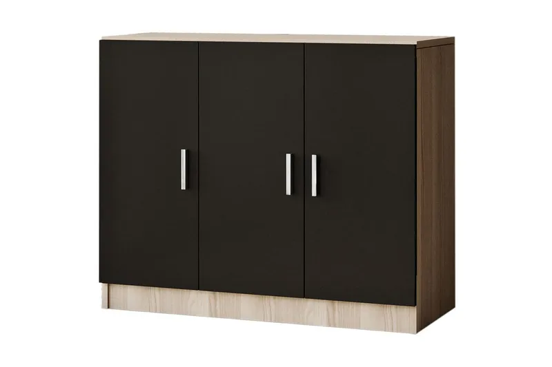 Barrock Highboard 38x89 cm, Natur/Svart