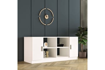 Barrock Highboard 46x140 cm - Hvit - Oppbevaring - Skap - Oppbevaringsskap