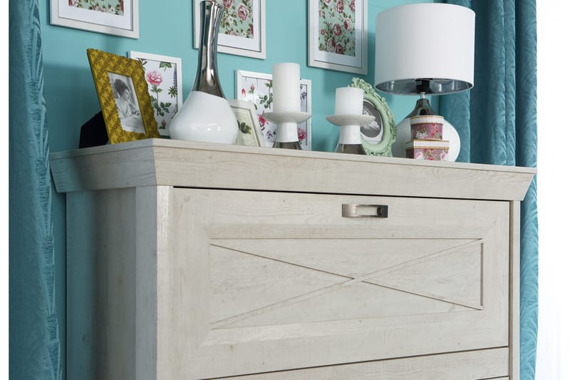 BarSkap Hareholme 123 cm - Hvit - Oppbevaring - Skap - Oppbevaringsskap