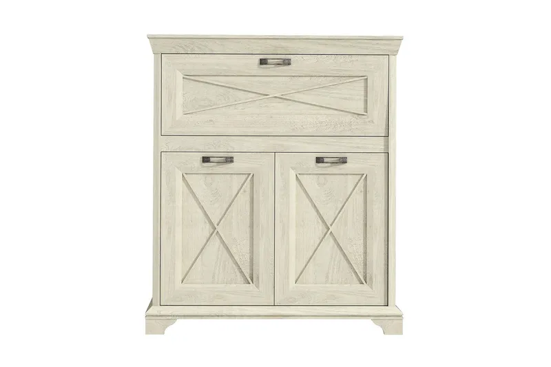 BarSkap Hareholme 123 cm - Hvit - Oppbevaring - Skap - Oppbevaringsskap