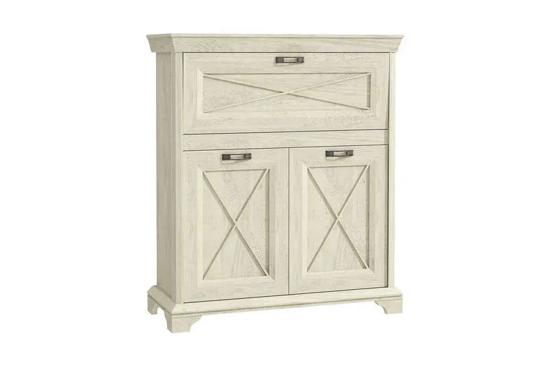 BarSkap Hareholme 123 cm, Hvit