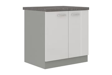 Bianco Skap med dører 80x52x82 cm - Oppbevaring - Skap - Oppbevaringsskap