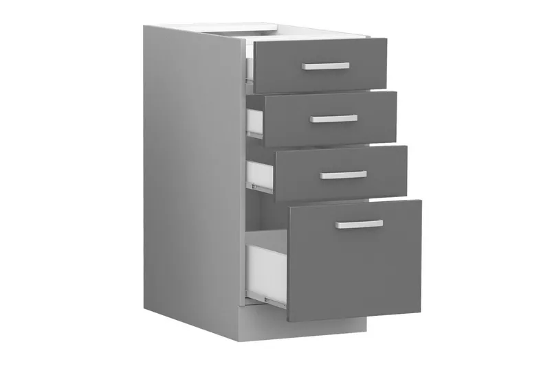 Bianco Skap med skuffer 40x52x82 cm - Oppbevaring - Skap - Oppbevaringsskap