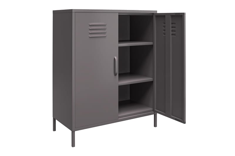 Bradford Highboard Grå - Dorel Home - Oppbevaring - Skap - Oppbevaringsskap