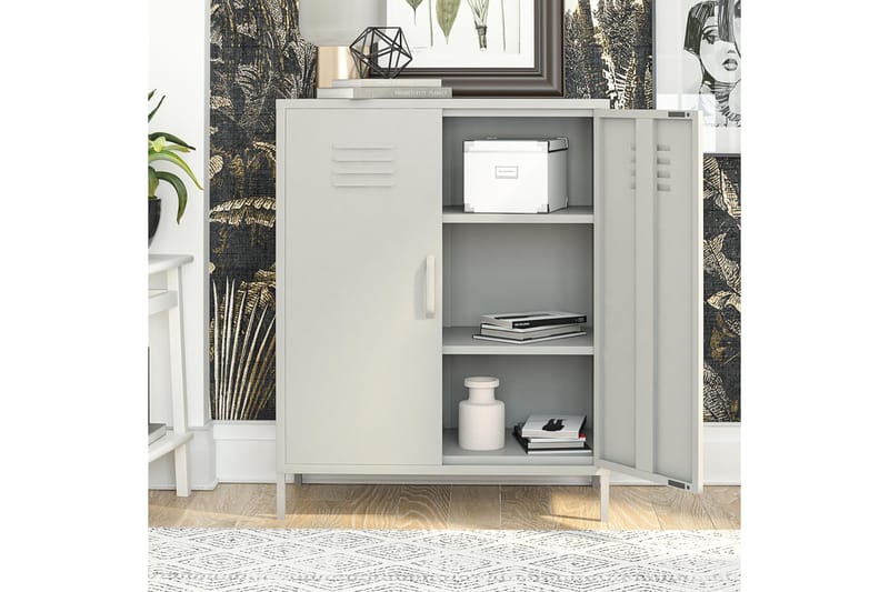 Bradford Highboard Hvit - Dorel Home - Oppbevaring - Skap - Oppbevaringsskap