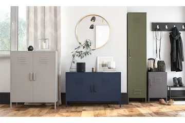 Bradford Highboard Lysegrå - Dorel Home - Oppbevaring - Skap - Oppbevaringsskap