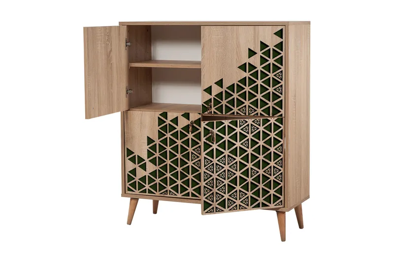 Brokind Oppbevaringsskap 111 cm - Brun - Oppbevaring - Skap - Oppbevaringsskap