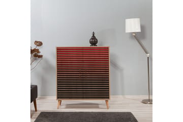 Brokind Oppbevaringsskap 111 cm - Brun/Rød - Oppbevaring - Skap - Oppbevaringsskap