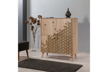 Brokind Oppbevaringsskap 111 cm - Lysebrun - Oppbevaring - Skap - Oppbevaringsskap