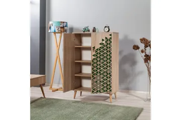 Brokind Oppbevaringsskap 80 cm - Brun/Grønn - Oppbevaring - Skap - Oppbevaringsskap