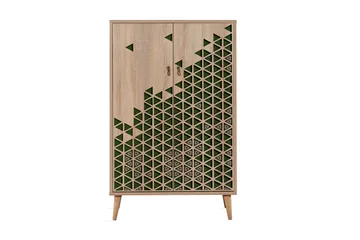 Brokind Oppbevaringsskap 80 cm - Brun/Grønn - Oppbevaring - Skap - Oppbevaringsskap