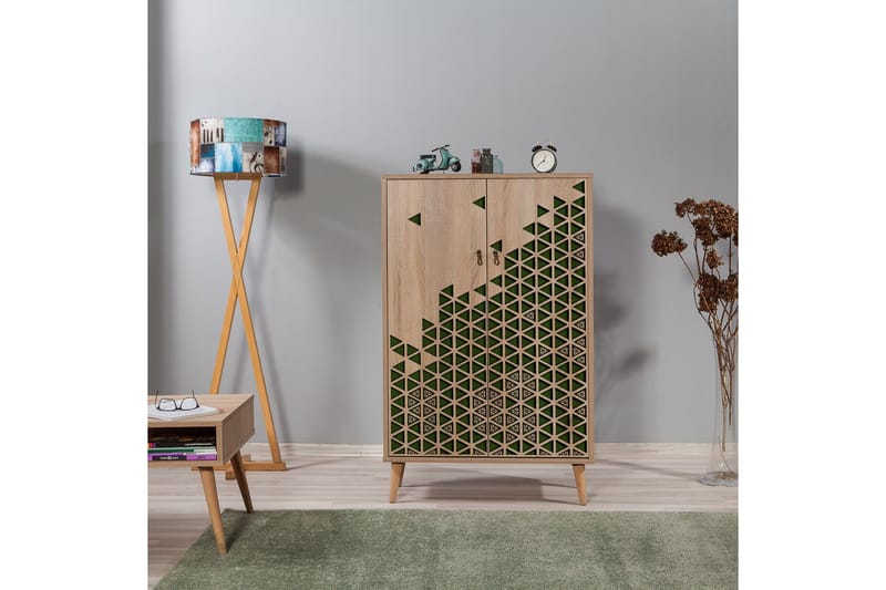 Brokind Oppbevaringsskap 80 cm - Brun/Grønn - Oppbevaring - Skap - Oppbevaringsskap