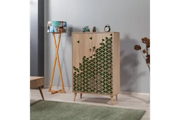 Brokind Oppbevaringsskap 80 cm - Brun/Grønn - Oppbevaring - Skap - Oppbevaringsskap