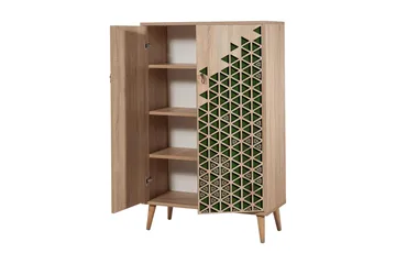 Brokind Oppbevaringsskap 80 cm - Brun/Grønn - Oppbevaring - Skap - Oppbevaringsskap