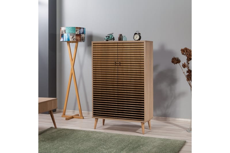 Brokind Oppbevaringsskap 80 cm - Brun/Svart/Eik - Oppbevaring - Skap - Oppbevaringsskap