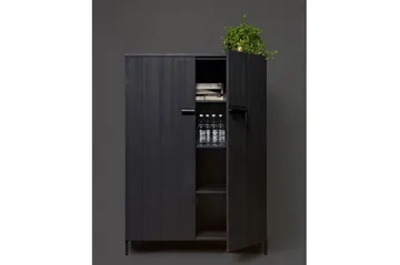 Bruut Oppbevaringsskap 100 cm - Svart Furu - Oppbevaring - Skap - Oppbevaringsskap