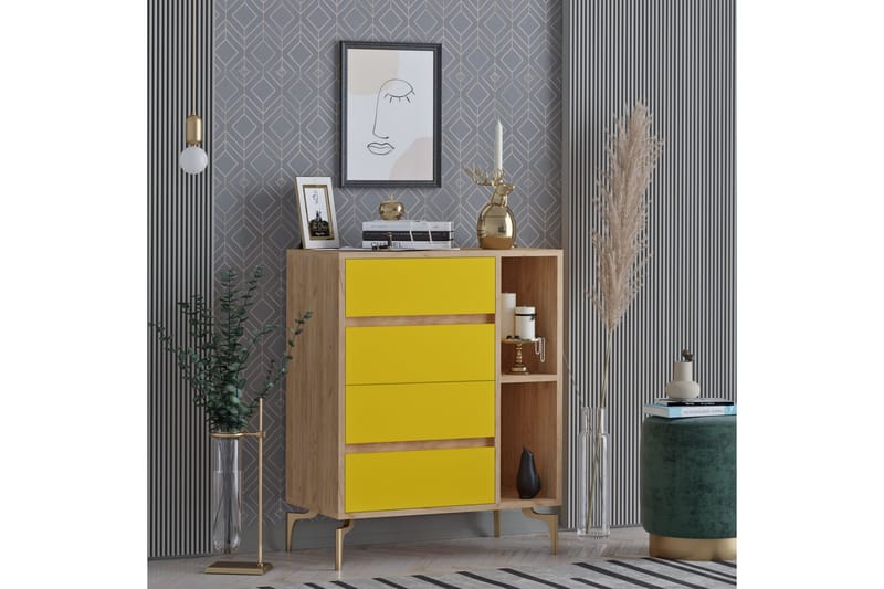 Byrå Guld|Ek|Gul