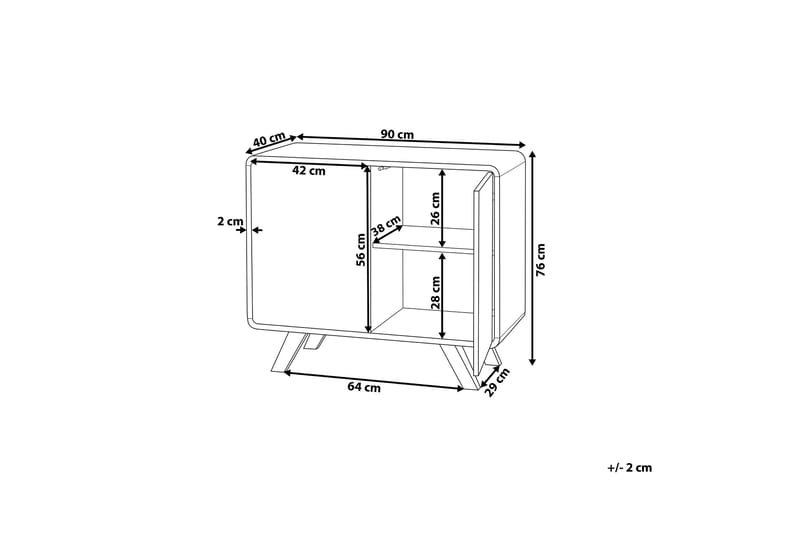 Cabradilla Skap - Hvit - Oppbevaring - Skap - Oppbevaringsskap
