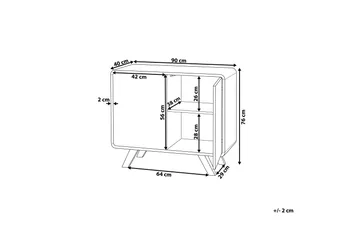 Cabradilla Skap - Hvit - Oppbevaring - Skap - Oppbevaringsskap
