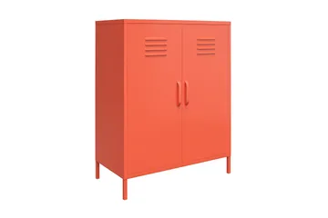 CacHe Oppbevaringsskap 80x40 cm 2 Dørar Oransje