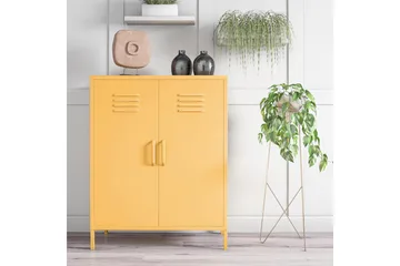 CacHe Oppbevaringsskap 80x40 cm Gul - Novogratz - Oppbevaring - Skap - Oppbevaringsskap