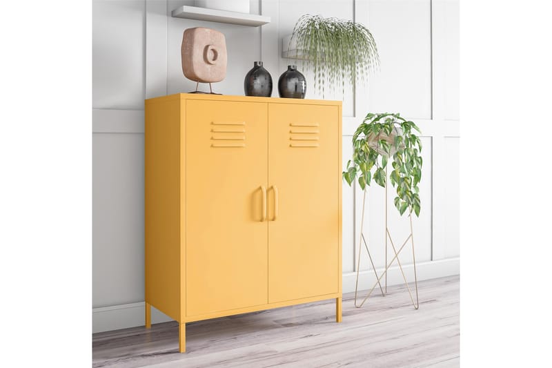 CacHe Oppbevaringsskap 80x40 cm Gul - Novogratz - Oppbevaring - Skap - Oppbevaringsskap