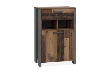 Cadle Skap 67 cm - Brun/Grå - Oppbevaring - Skap - Oppbevaringsskap