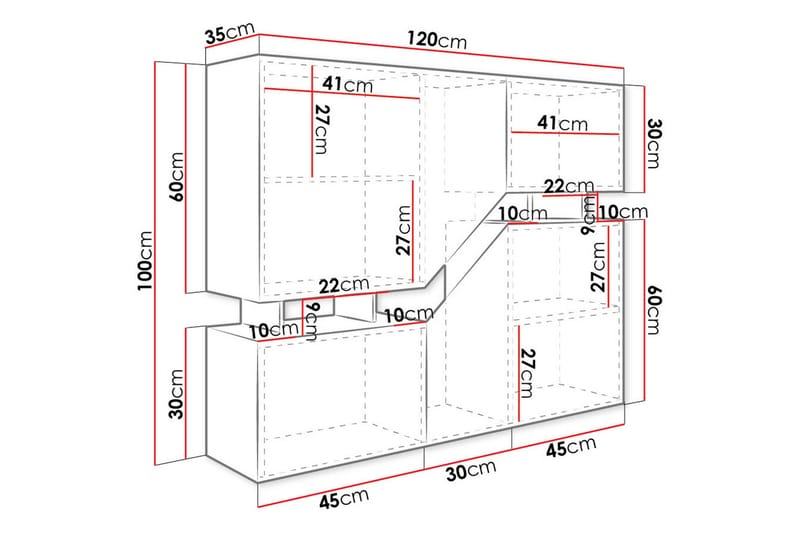 Carbost highboard - Oppbevaring - Skap - Oppbevaringsskap