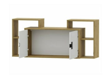 Castlebay Highboard Grey High Gloss - Oppbevaring - Skap - Oppbevaringsskap