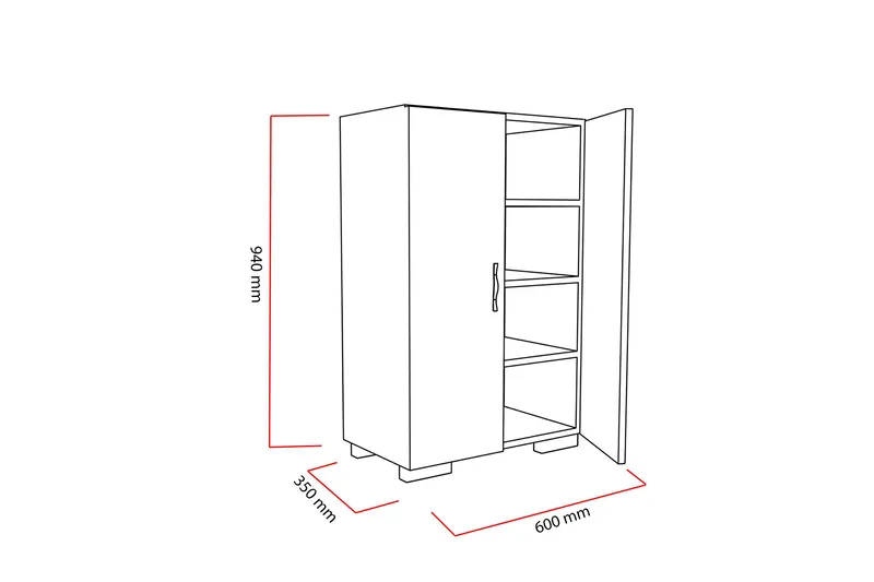 Decorotika Skoskap - Oppbevaring - Skap - Oppbevaringsskap