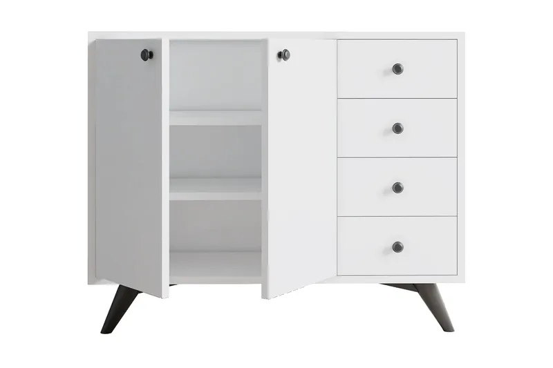 Desgrar Oppbevaringsskap 100x82 cm - Hvit - Oppbevaring - Skap - Oppbevaringsskap