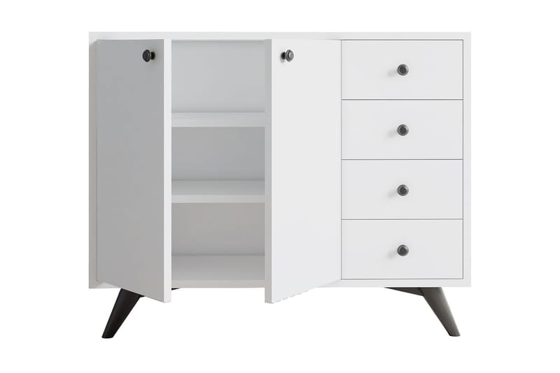 Desgrar Oppbevaringsskap 100x82 cm - Hvit - Oppbevaring - Skap - Oppbevaringsskap