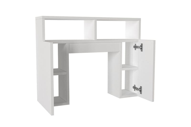 Dobles Baderomsskap 76 cm - Hvit - Oppbevaring - Oppbevaring til baderom - Baderomsskap