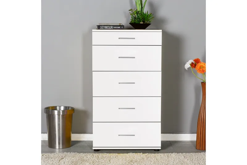 Dresser Hvit - Hvit - Oppbevaring - Skap - Oppbevaringsskap