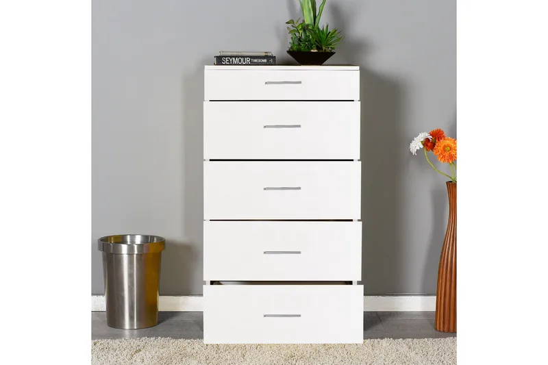 Dresser Hvit - Hvit - Oppbevaring - Skap - Oppbevaringsskap