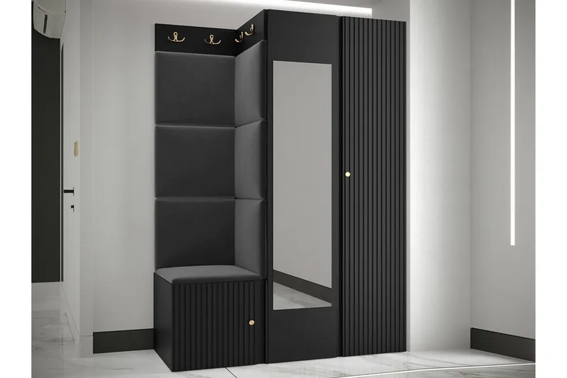 Dunvegan Highboard Black - Oppbevaring - Skap - Oppbevaringsskap