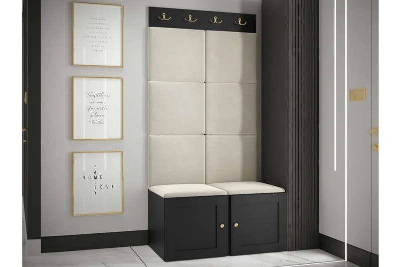 Dunvegan Highboard Black - Oppbevaring - Skap - Oppbevaringsskap