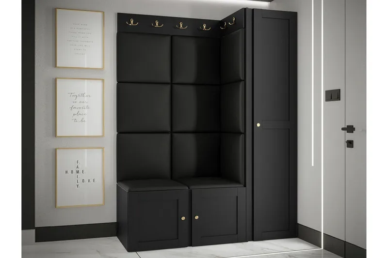 Dunvegan Highboard Black - Oppbevaring - Skap - Oppbevaringsskap