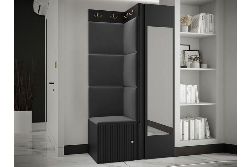 Dunvegan Highboard Black - Oppbevaring - Skap - Oppbevaringsskap