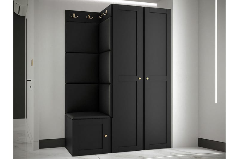 Dunvegan Highboard Black - Oppbevaring - Skap - Oppbevaringsskap