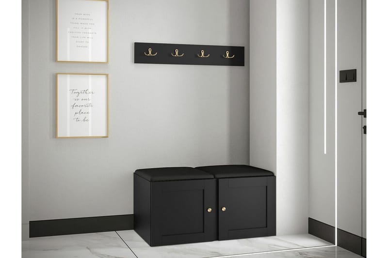 Dunvegan Highboard Black - Oppbevaring - Skap - Oppbevaringsskap