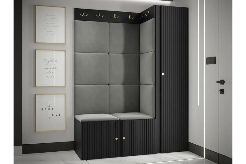 Dunvegan Highboard Black - Oppbevaring - Skap - Oppbevaringsskap