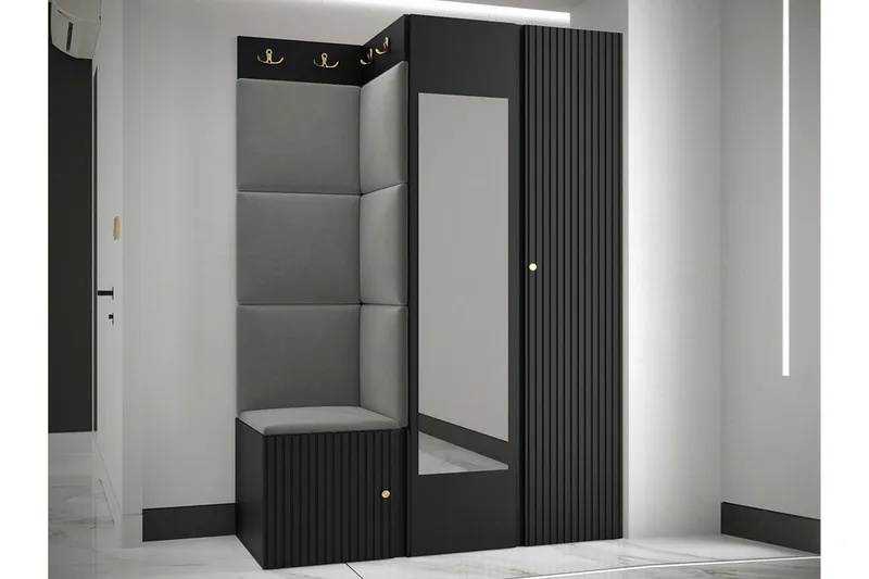 Dunvegan Highboard Black - Oppbevaring - Skap - Oppbevaringsskap