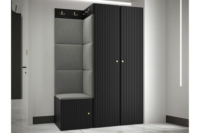 Dunvegan Highboard Black - Oppbevaring - Skap - Oppbevaringsskap