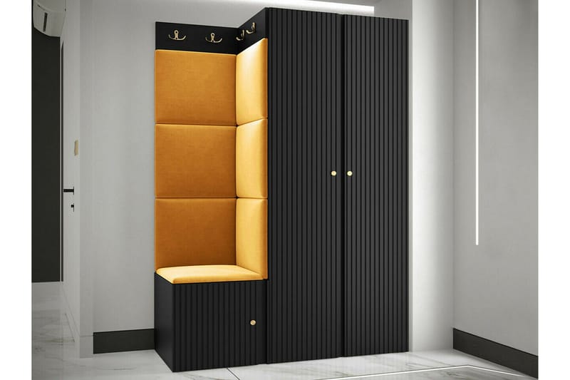 Dunvegan Highboard Black - Oppbevaring - Skap - Oppbevaringsskap