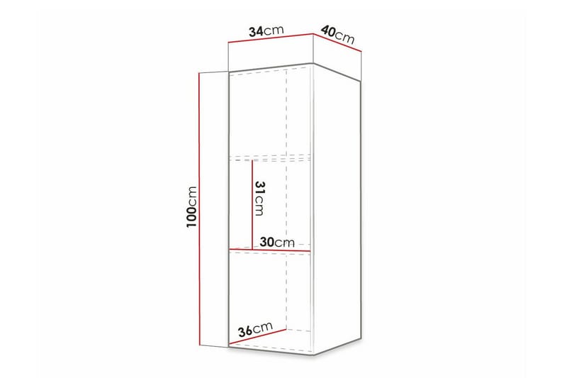 Dunvegan Highboard Black - Oppbevaring - Skap - Oppbevaringsskap