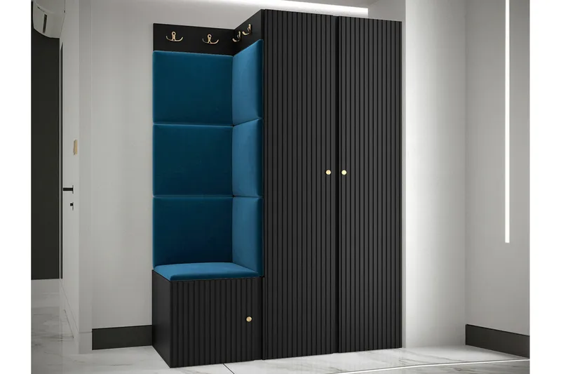 Dunvegan Highboard Black - Oppbevaring - Skap - Oppbevaringsskap