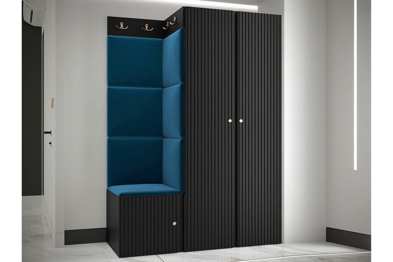 Dunvegan Highboard Black - Oppbevaring - Skap - Oppbevaringsskap