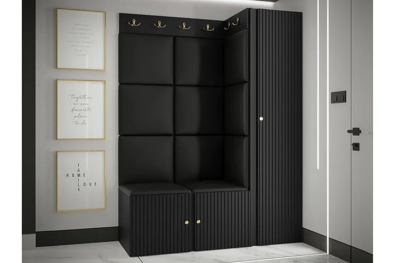 Dunvegan Highboard Black - Oppbevaring - Skap - Oppbevaringsskap