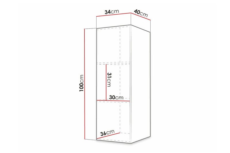 Dunvegan Highboard Black - Oppbevaring - Skap - Oppbevaringsskap